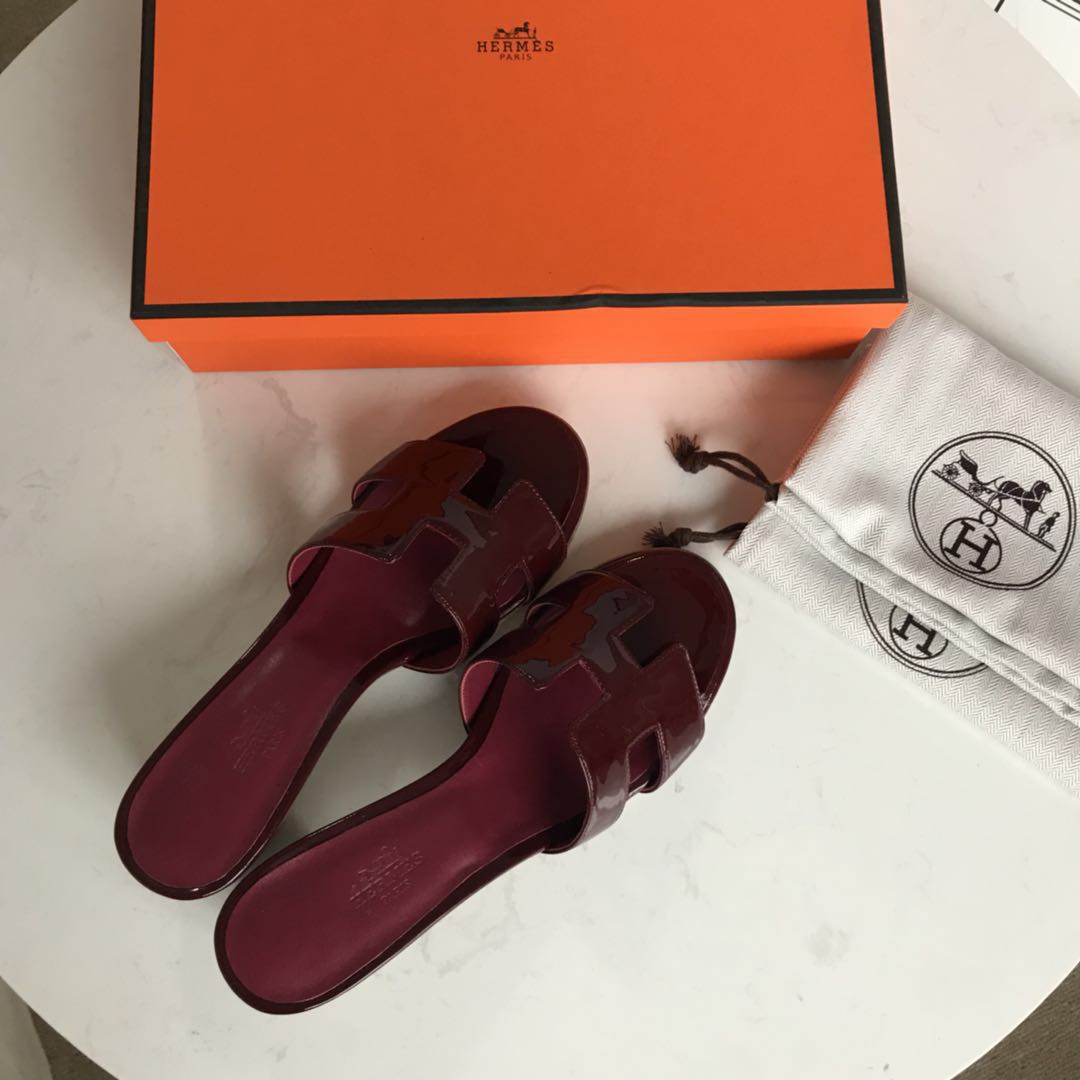 에르메스 올수공 오아시스 슬리퍼 샌들 페이던트 08